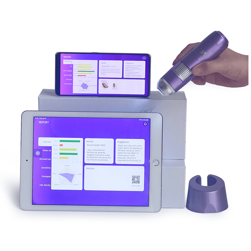 wireless scalp analysis